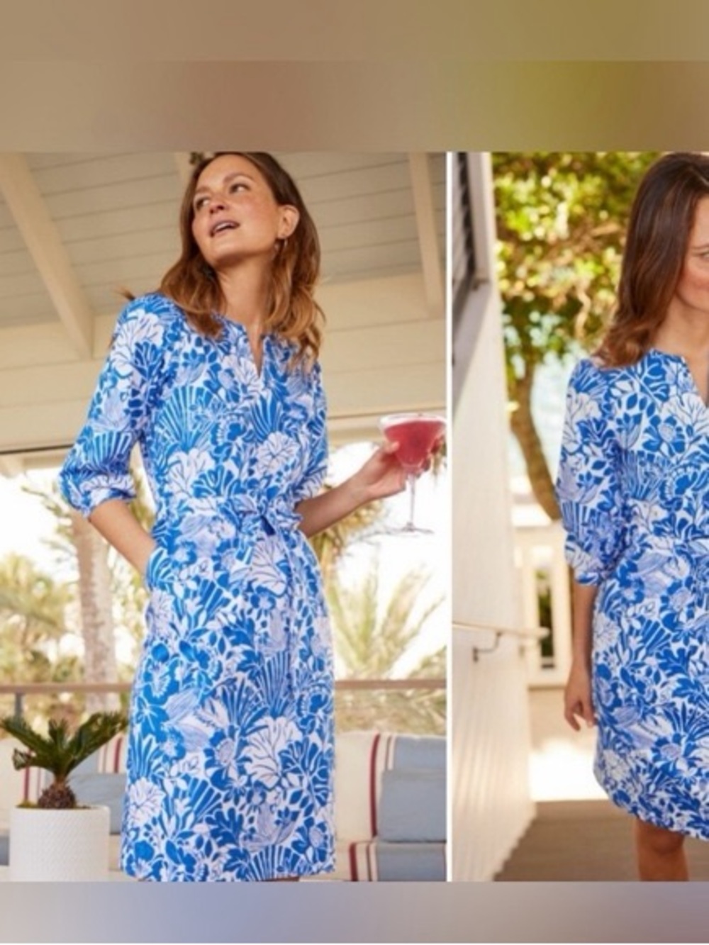 J McLaughlin Floral Dress